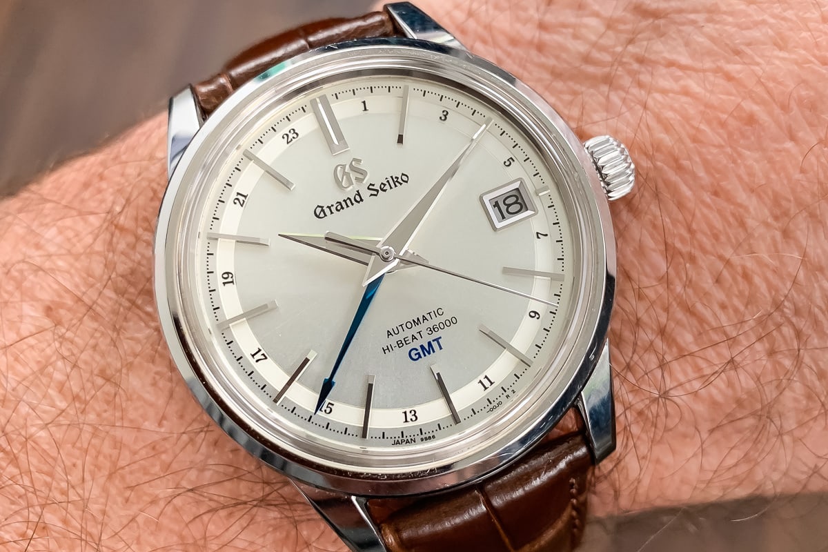 Grand Seiko SBGJ217 High-Beat GMT - The Chrono Duo - Vintage watch sales