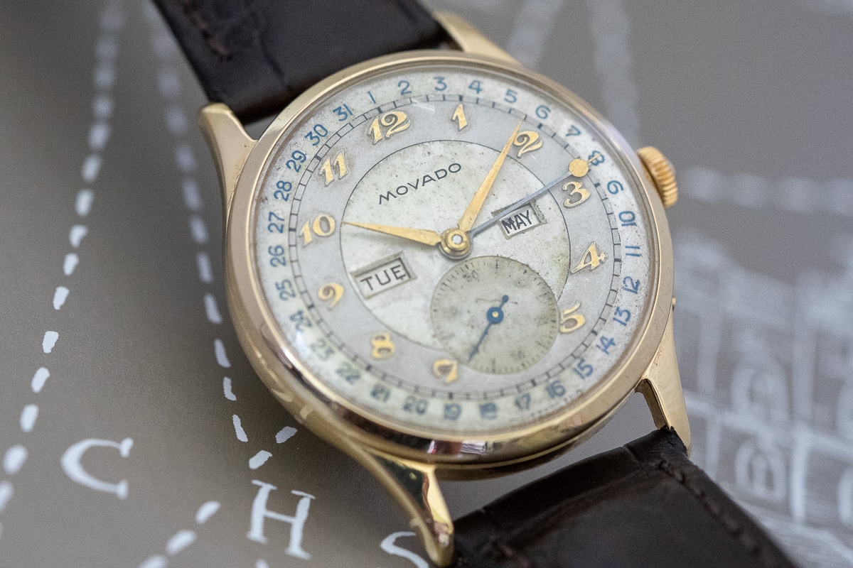Movado Calendograph The Chrono Duo Vintage watch sales